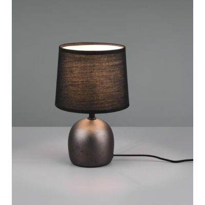 MALU LAMPADA DA TAVOLO IN CERAMICA 4 COLORI CON PARALUME IN TESSUTO MODERNA ATTACCO E14 RL - Cristalensi Shop Online
