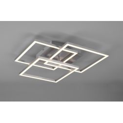 MOBILE PLAFONIERA FINITURA BIANCA, NERA O NICHEL A 3 QUADRI ORIENTABILI LED 28W DIMMERABILE CON TELECOMANDO RL - Cristalensi Sho 2