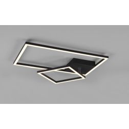 PADELLA PLAFONIERA CON SNODO LED 25W LUCE DIMMERABILE 4 FINITURE LARGHEZZA CM 63 RL - Cristalensi Shop Online