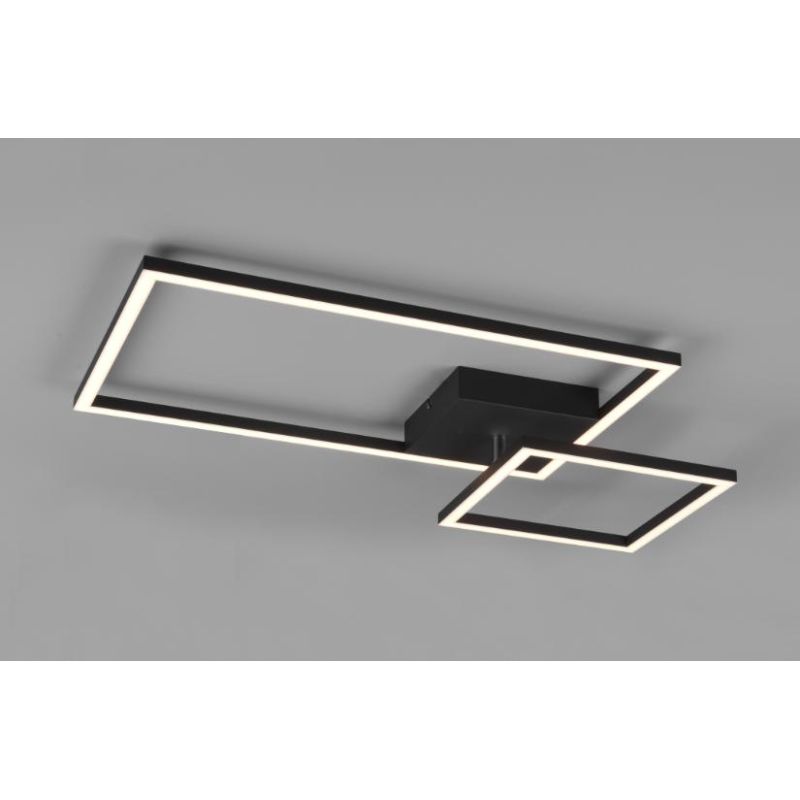PADELLA PLAFONIERA CON SNODO LED 25W LUCE DIMMERABILE 4 FINITURE LARGHEZZA CM 63 RL - Cristalensi Shop Online