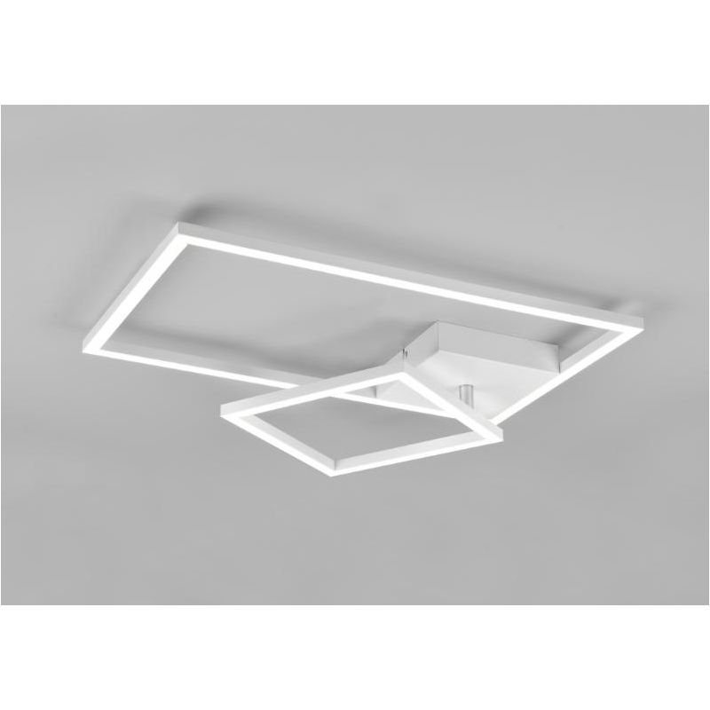 PADELLA PLAFONIERA CON SNODO LED 25W LUCE DIMMERABILE 4 FINITURE LARGHEZZA CM 63 RL - Cristalensi Shop Online