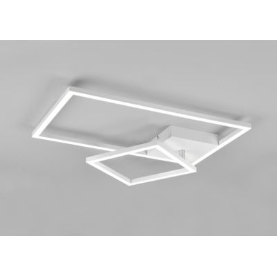 PADELLA PLAFONIERA CON SNODO LED 25W LUCE DIMMERABILE 4 FINITURE LARGHEZZA CM 63 RL - Cristalensi Shop Online