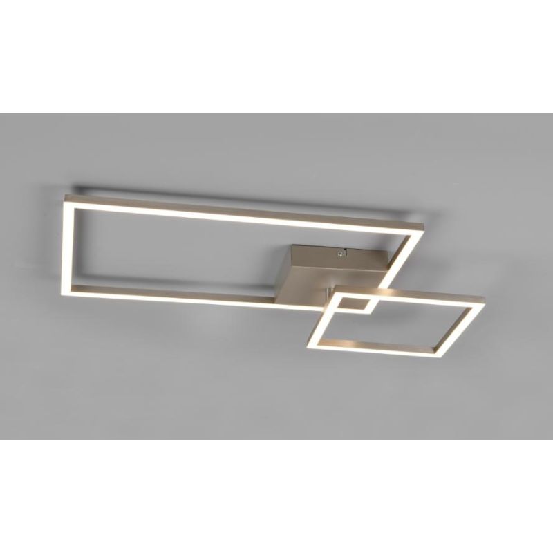 PADELLA PLAFONIERA CON SNODO LED 25W LUCE DIMMERABILE 4 FINITURE LARGHEZZA CM 63 RL - Cristalensi Shop Online