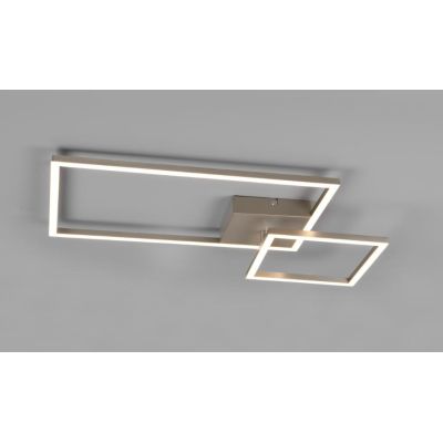 PADELLA PLAFONIERA CON SNODO LED 25W LUCE DIMMERABILE 4 FINITURE LARGHEZZA CM 63 RL - Cristalensi Shop Online