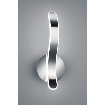 PARMA APPLIQUE MODERNA H39 CM FINITURA BIANCA O CROMO LED 11W LUCE 4000K DIMMERABILE RL - Cristalensi Shop Online