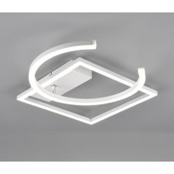 PIVOT PLAFONIERA LED 23,5W LUCE 3000K o 4000K DIMMERABILE 3 COLORI MODERNA GIREVOLE RL - Cristalensi Shop Online