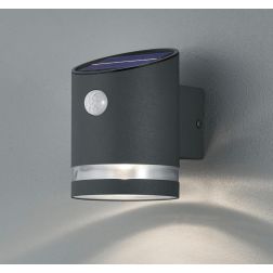 SALTA APPLIQUE AD ENERGIA SOLARE CON SENSORE DI MOVIMENTO IP44 NICHEL O ANTRACITE LED 3W RL - Cristalensi Shop Online 2