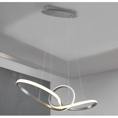 SANSA SOSPENSIONE MODERNA LED 28W LUCE 3000K DIMMERABILE 3 COLORI RL - Cristalensi Shop Online