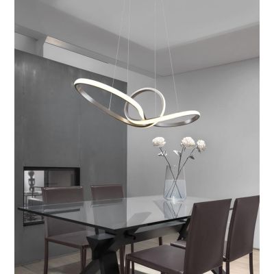 SANSA SOSPENSIONE MODERNA LED 28W LUCE 3000K DIMMERABILE 3 COLORI RL - Cristalensi Shop Online