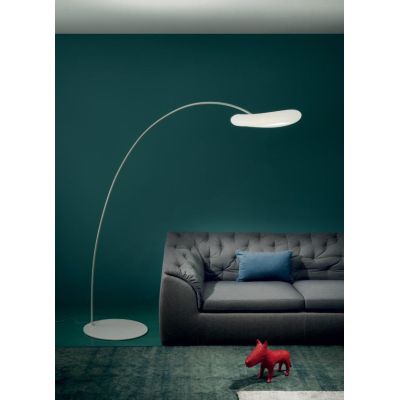 MR MAGOO PIANTANA AD ARCO DI LINEA LIGHT LED 32W MODERNA DIMMERABILE STILNOVO MA&DE - Cristalensi Shop Online
