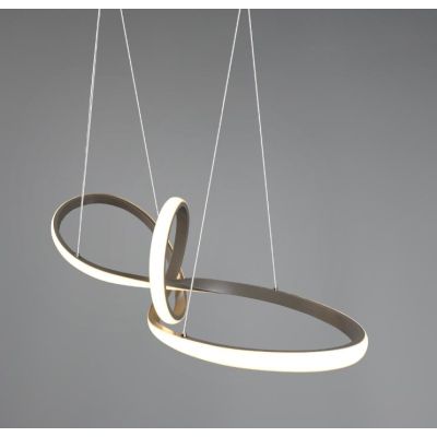 SANSA SOSPENSIONE MODERNA LED 28W LUCE 3000K DIMMERABILE 3 COLORI RL - Cristalensi Shop Online