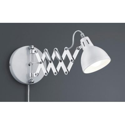 SCISSOR APPLIQUE CON BRACCIO ESTENSIBILE IN METALLO CROMO E DIFFUSORE IN 2 FINITURE COLORE RL - Cristalensi Shop Online