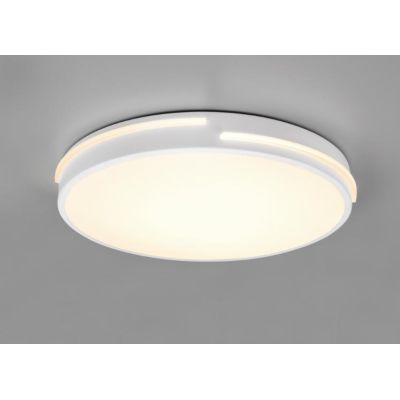 TACOMA PLAFONIERA D40 CM LED 24W LUCE 2700-6500K DIMMERABILE NERA O BIANCA CON TELECOMANDO RL - Cristalensi Shop Online
