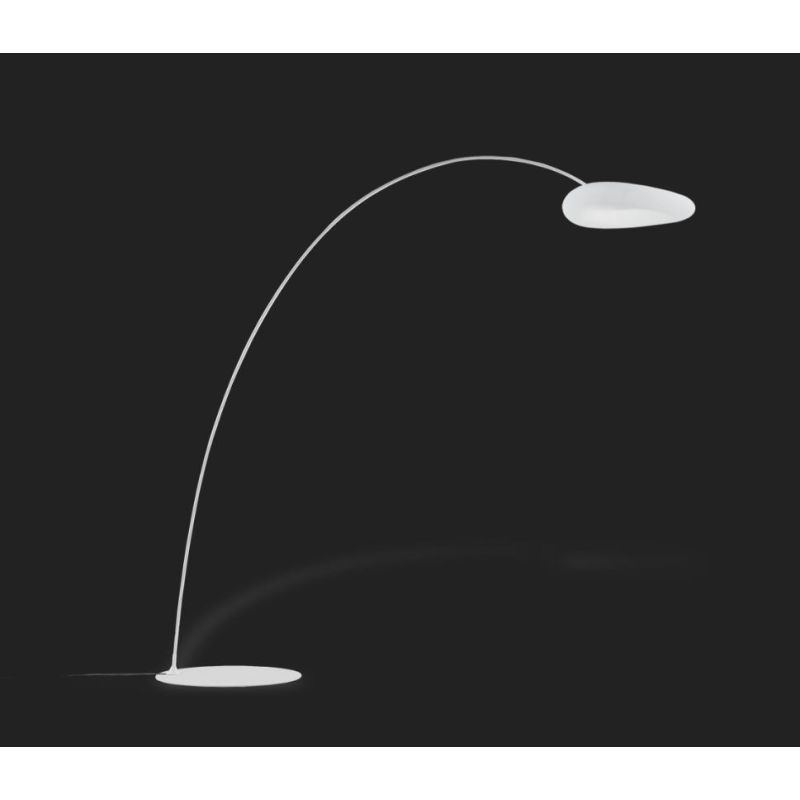 MR MAGOO PIANTANA AD ARCO DI LINEA LIGHT LED 32W MODERNA DIMMERABILE STILNOVO MA&DE - Cristalensi Shop Online