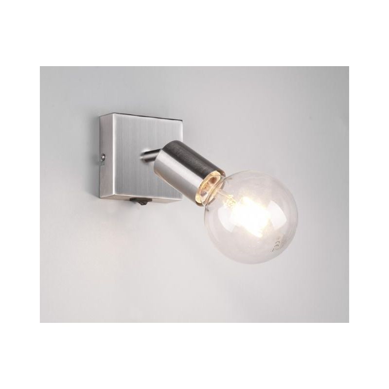 VANNES FARETTO SPOT 1 LUCE ORIENTABILE MODERNO IN 4 FINITURE COLORE ATTACCO E27 RL - Cristalensi Shop Online