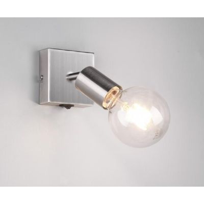 VANNES FARETTO SPOT 1 LUCE ORIENTABILE MODERNO IN 4 FINITURE COLORE ATTACCO E27 RL - Cristalensi Shop Online