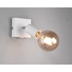 VANNES FARETTO SPOT 1 LUCE ORIENTABILE MODERNO IN 4 FINITURE COLORE ATTACCO E27 RL - Cristalensi Shop Online 2