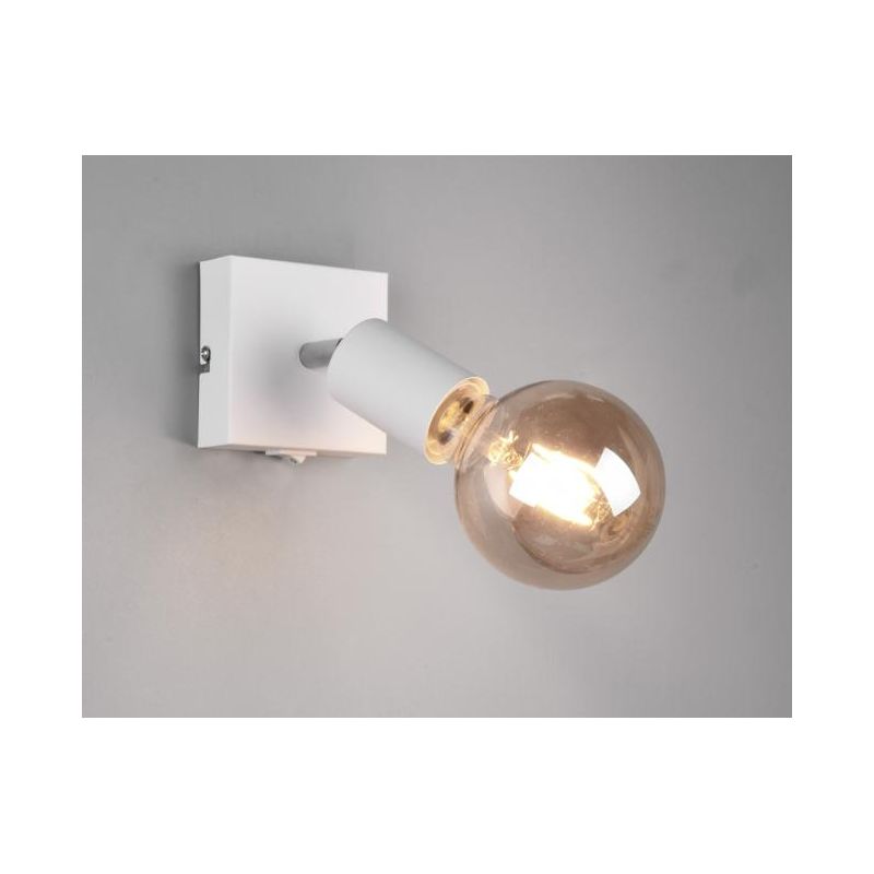 VANNES FARETTO SPOT 1 LUCE ORIENTABILE MODERNO IN 4 FINITURE COLORE ATTACCO E27 RL - Cristalensi Shop Online