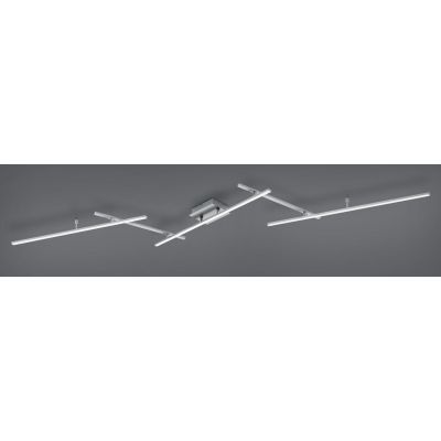 ARVIN PLAFONIERA MODULARE 5 BRACCI LUCE DIRETTA E INDIRETTA LED 30W DIMMERABILE RGBW TRIO LIGHTING - Cristalensi Shop Online