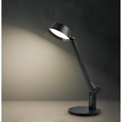 AVA LAMPADA DA TAVOLO ORIENTABILE BIANCA O NERA LED 5W TOUCH DIMMER E PRESA USB TRIO LIGHTING - Cristalensi Shop Online 2