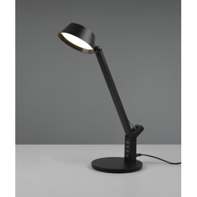 AVA LAMPADA DA TAVOLO ORIENTABILE BIANCA O NERA LED 5W TOUCH DIMMER E PRESA USB TRIO LIGHTING - Cristalensi Shop Online