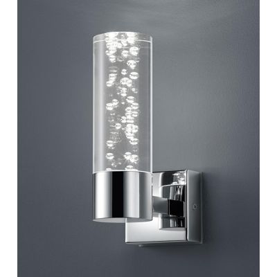 BOLSA AP1 APPLIQUE IN METALLO CROMATO A LED INTEGRATO IP44 TRIO LIGHTING - Cristalensi Shop Online