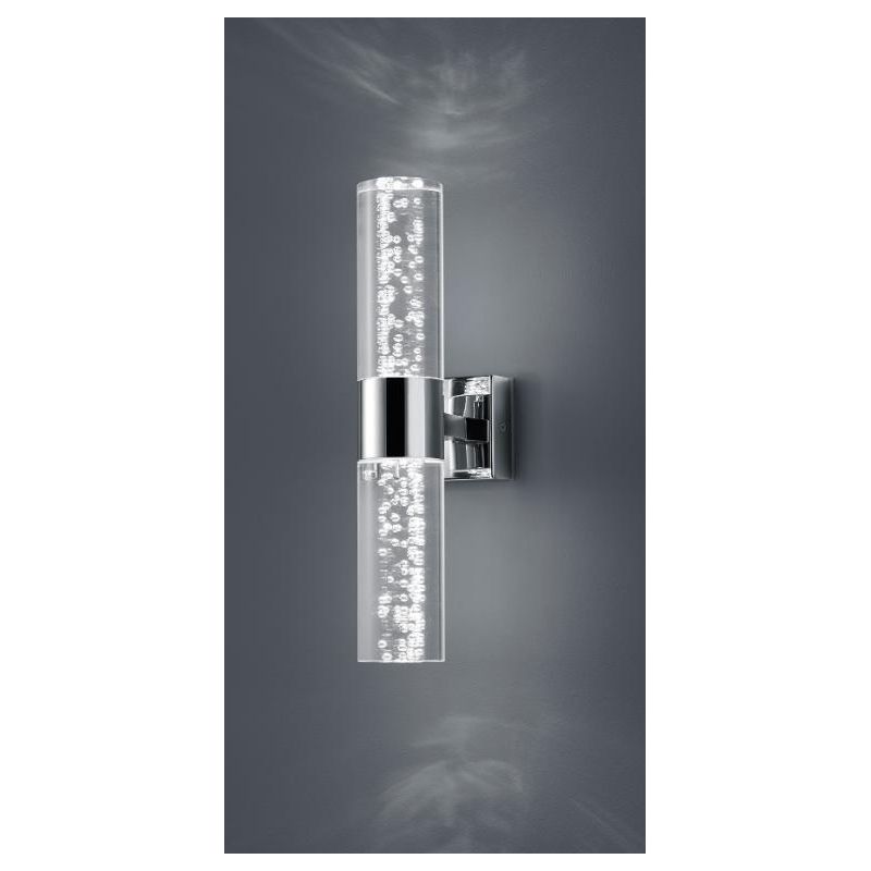 BOLSA AP2 APPLIQUE IN METALLO CROMATO A LED INTEGRATO IP44 TRIO LIGHTING - Cristalensi Shop Online