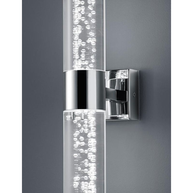 BOLSA AP2 APPLIQUE IN METALLO CROMATO A LED INTEGRATO IP44 TRIO LIGHTING - Cristalensi Shop Online