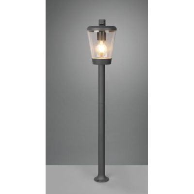 CAVADO PALETTO DA ESTERNO ALTEZZA CM 100 IP44 ANTRACITE CON DIFFUSORE TRASPARENTE TRIO LIGHTING - Cristalensi Shop Online