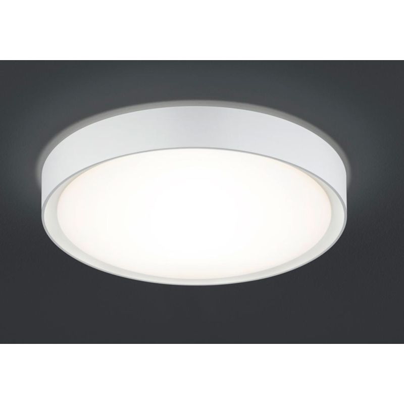 CLARIMO PLAFONIERA ROTONDA IP44 D33 LED 18W LUCE 3000K 4 FINITURE COLORE TRIO LIGHTING - Cristalensi Shop Online