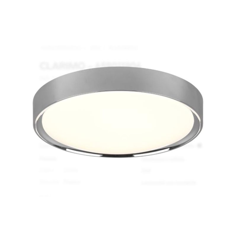 CLARIMO PLAFONIERA ROTONDA IP44 D33 LED 18W LUCE 3000K 4 FINITURE COLORE TRIO LIGHTING - Cristalensi Shop Online