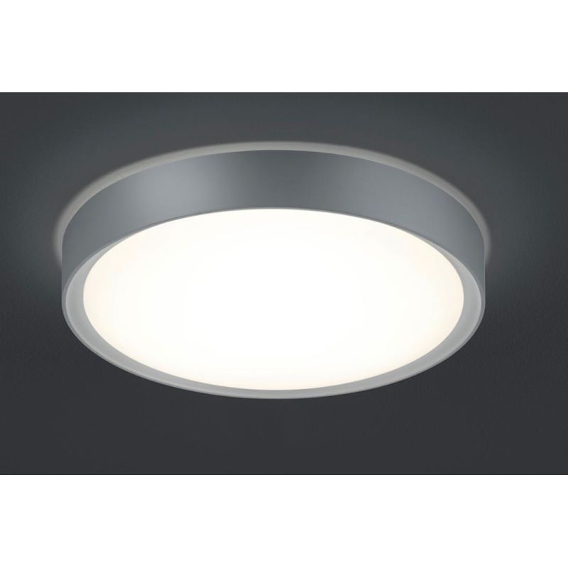 CLARIMO PLAFONIERA ROTONDA IP44 D33 LED 18W LUCE 3000K 4 FINITURE COLORE TRIO LIGHTING - Cristalensi Shop Online