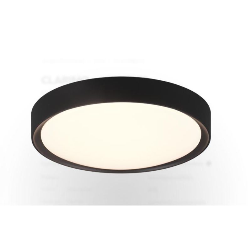 CLARIMO PLAFONIERA ROTONDA IP44 D33 LED 18W LUCE 3000K 4 FINITURE COLORE TRIO LIGHTING - Cristalensi Shop Online