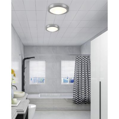 CONDUS PLAFONIERA DA BAGNO CLASSICA D32 IN METALLO IP44 ATTACCO E27 4 COLORI TRIO LIGHTING - Cristalensi Shop Online