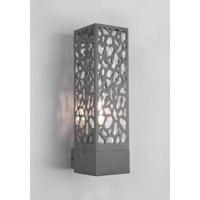COOPER APPLIQUE ORIGINALE DA ESTERNI IP44 DESIGN MODERNO ANTRACITE ATTACCO E27 TRIO LIGHTING - Cristalensi Shop Online