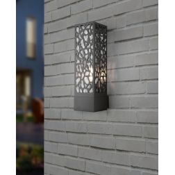 COOPER APPLIQUE ORIGINALE DA ESTERNI IP44 DESIGN MODERNO ANTRACITE ATTACCO E27 TRIO LIGHTING - Cristalensi Shop Online 2