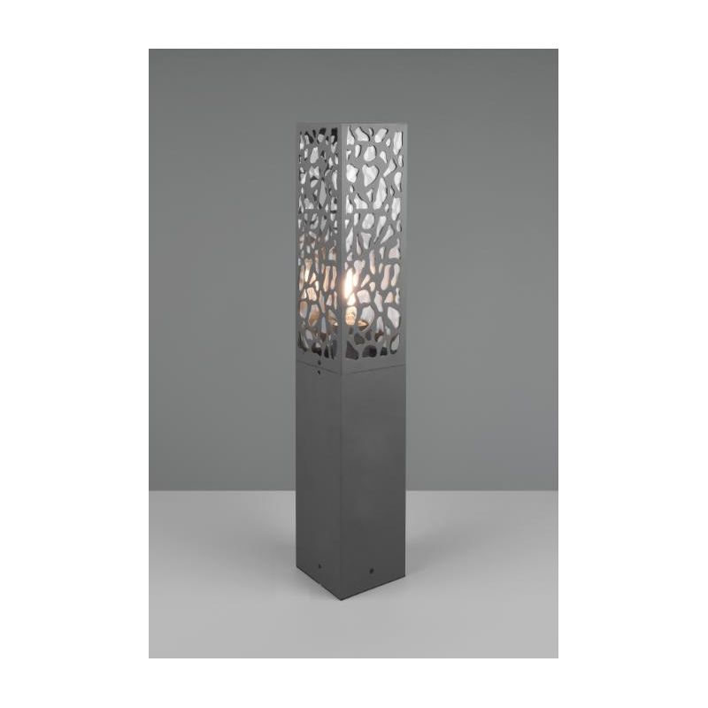 COOPER PALO DA ESTERNI H60 DESIGN MODERNO E ORIGINALE IP44 ANTRACITE ATTACCO E27 TRIO LIGHTING - Cristalensi Shop Online