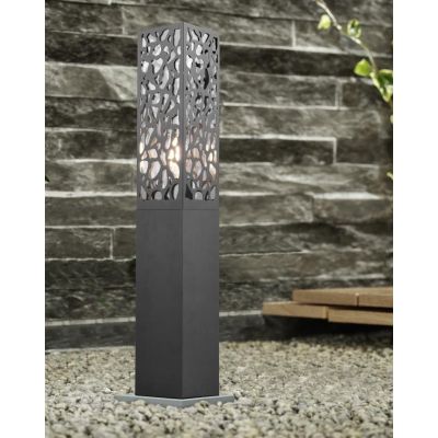 COOPER PALO DA ESTERNI H60 DESIGN MODERNO E ORIGINALE IP44 ANTRACITE ATTACCO E27 TRIO LIGHTING - Cristalensi Shop Online