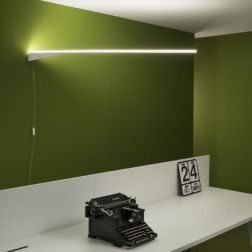 XILEMA WJ APPLIQUE DI COLORE BIANCO O ALLUMINIO 25W LED 3000K DIMMERABILE STILNOVO STILNOVO MA&DE - Cristalensi Shop Online