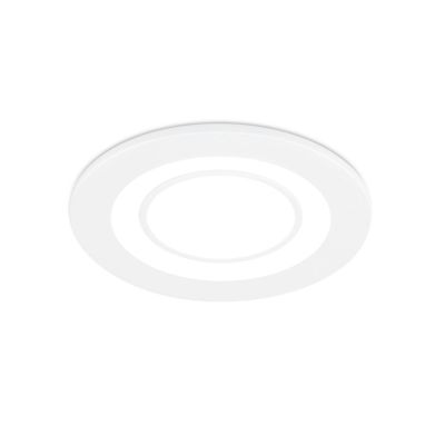 CORE FARETTO DA INCASSO IN PLASTICA NERA BIANCA O CROMO LED 5W LUCE 3000K ACCENSIONI SEPARATE TRIO LIGHTING - Cristalensi Shop O