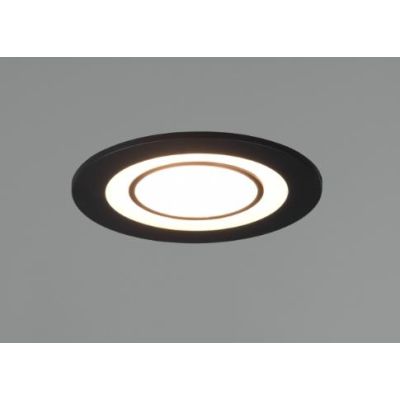 CORE FARETTO DA INCASSO IN PLASTICA NERA BIANCA O CROMO LED 5W LUCE 3000K ACCENSIONI SEPARATE TRIO LIGHTING - Cristalensi Shop O