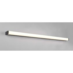 FABIO LAMPADA DA SPECCHIO IN METALLO NERO O CROMO IP44 LED 20W LUCE 3000K LARGHEZZA CM 120 TRIO LIGHTING - Cristalensi Shop Onli