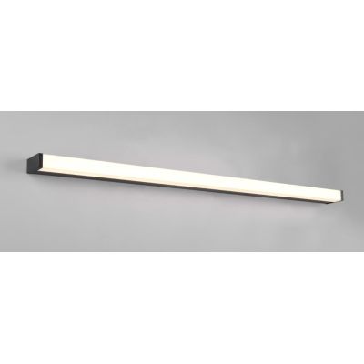 FABIO LAMPADA DA SPECCHIO IN METALLO NERO O CROMO IP44 LED 20W LUCE 3000K LARGHEZZA CM 120 TRIO LIGHTING - Cristalensi Shop Onli