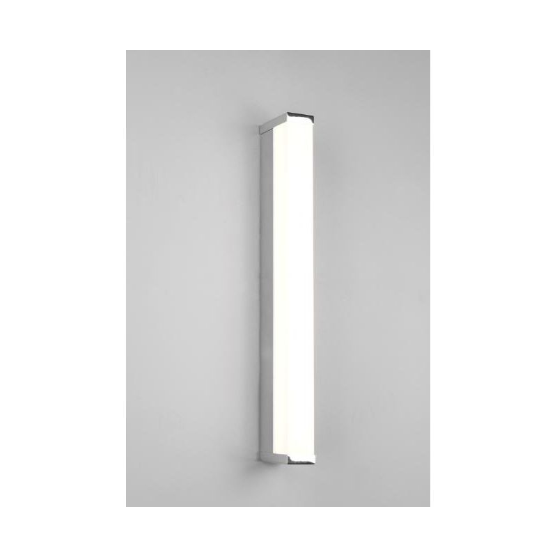 FABIO LAMPADA DA SPECCHIO IN METALLO NERO O CROMATO IP44 LED 6W LUCE 3000K LARGHEZZA CM 42,5 TRIO LIGHTING - Cristalensi Shop On