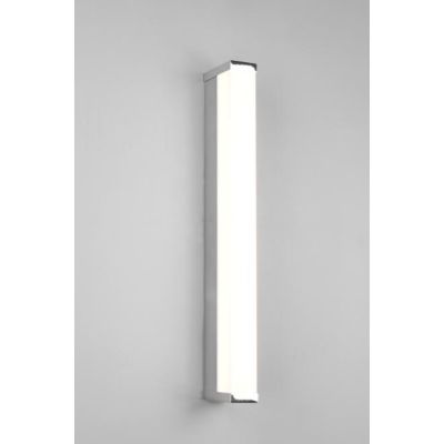 FABIO LAMPADA DA SPECCHIO IN METALLO NERO O CROMATO IP44 LED 6W LUCE 3000K LARGHEZZA CM 42,5 TRIO LIGHTING - Cristalensi Shop On
