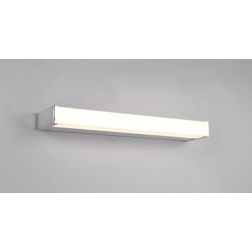FABIO LAMPADA DA SPECCHIO IN METALLO NERO O CROMATO IP44 LED 6W LUCE 3000K LARGHEZZA CM 42,5 TRIO LIGHTING - Cristalensi Shop On