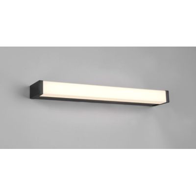 FABIO LAMPADA DA SPECCHIO IN METALLO NERO O CROMATO IP44 LED 6W LUCE 3000K LARGHEZZA CM 42,5 TRIO LIGHTING - Cristalensi Shop On