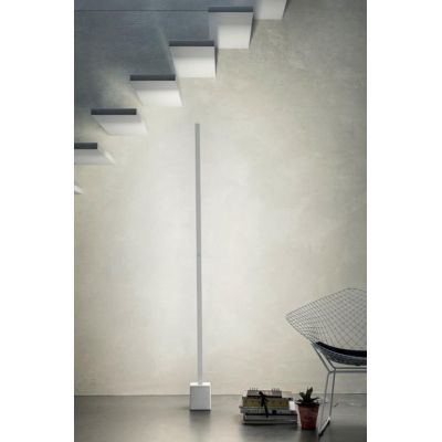 XILEMA FL LAMPADA DA TERRA BIANCA O ALLUMINIO A LED 25W 3000K DI STILNOVO STILNOVO MA&DE - Cristalensi Shop Online