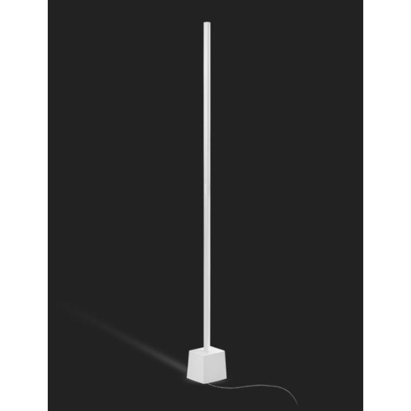 XILEMA FL LAMPADA DA TERRA BIANCA O ALLUMINIO A LED 25W 3000K DI STILNOVO STILNOVO MA&DE - Cristalensi Shop Online