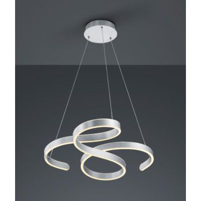 FRANCIS LAMPADARIO A SOSPENSIONE LED 52W MODERNO LUCE 3000K BIANCA ANTRACITE ALLUMINIO DIMMERABILE TRIO LIGHTING - Cristalensi S